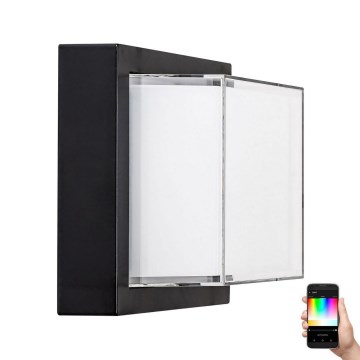 Rabalux - LED RGBW prigušiva spoljašnja zidna lampa LED/10W/230V IP54 Wi-Fi Tuya