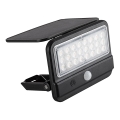 Rabalux - LED solarno zidno svetlo sa senzorom LED/7W/3,7V IP54 crno 3000 mAh