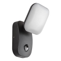 Rabalux - LED spoljašnja zidna fleksibilna svetiljka sa senzorom LED/12W/230V IP44
