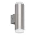 Rabalux - LED spoljašnje zidno svetlo 2xLED/4W/230V satenski mat hrom IP44