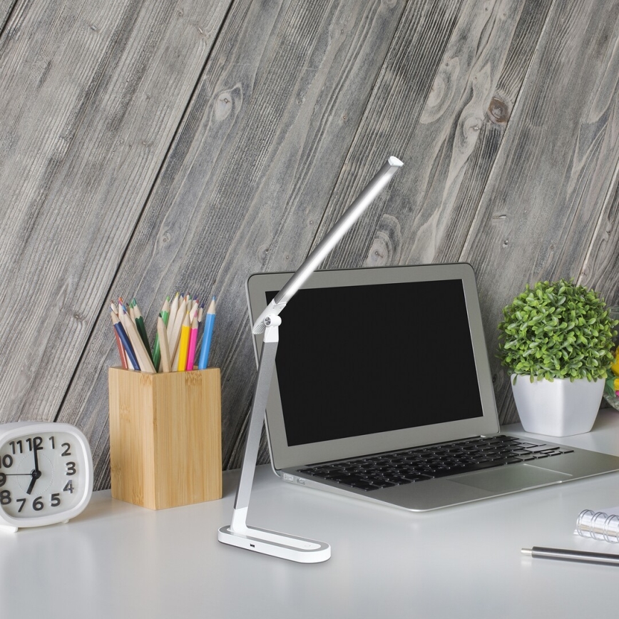 Rabalux - LED stona lampa, prigušiva i dodirna, LED/7W/230V, bela