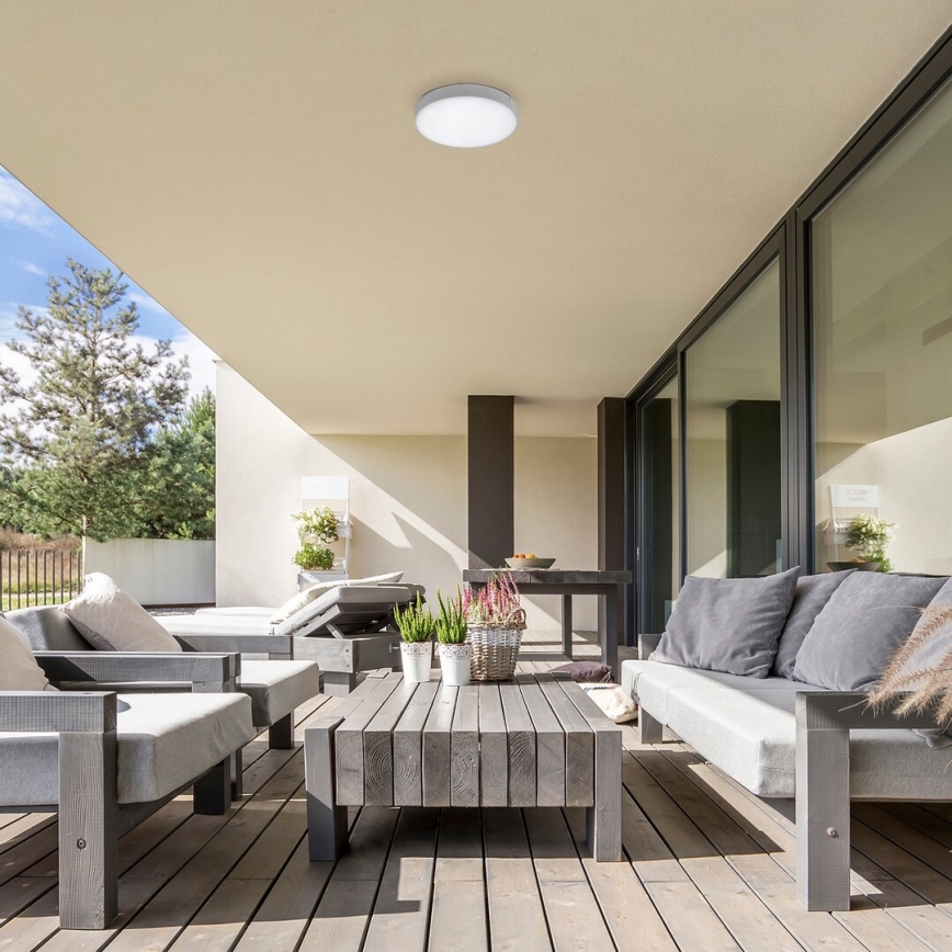 Rabalux - LED plafonsko svetlo LED/24W/230V 2800-6000K IP44 belo, prečnik 30 cm