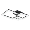 Rabalux - LED stropno svetlo LED/22W/230V 3000/4000/6500K crna 47x47 cm