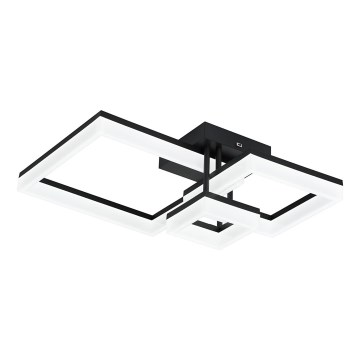 Rabalux - LED stropno svetlo LED/22W/230V 3000/4000/6500K crna 47x47 cm