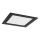 Rabalux - LED ugradno plafonsko svetlo LED/18W/230V 22x22 cm crno