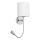 Rabalux - LED zidna svetiljka 1xE27/40W+LED/3W