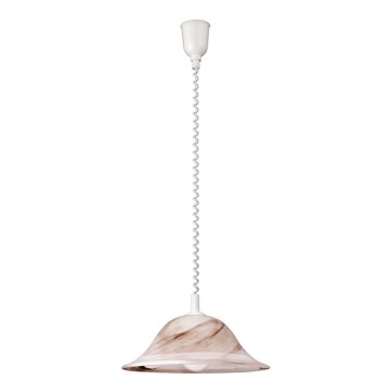 Rabalux - Luster 1xE27/60W/230V alabaster staklo
