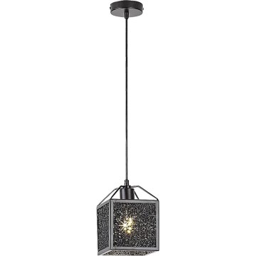 Rabalux - Luster na sajli 1xE27/40W/230V crne boje
