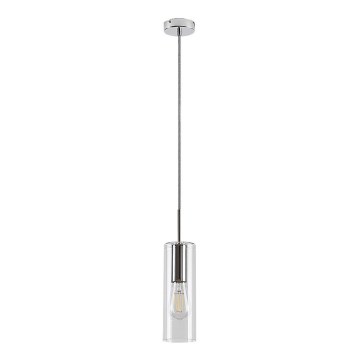 Rabalux - Luster na sajli 1xE27/40W/230V prozirno/sjajni hrom