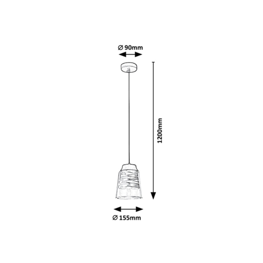 Rabalux - Luster na sajli 1xE27/60W/230V