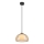 Rabalux - Luster na sajli 1xG9/5W/230V braon/dimljena