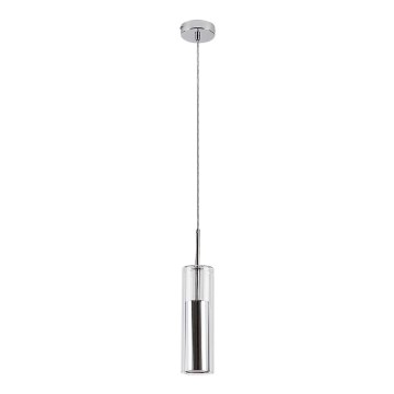 Rabalux - Luster na sajli 1xGU10/50W/230V proziran/sjajni hrom