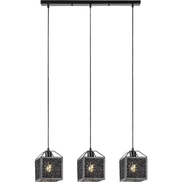 Rabalux - luster na sajli 3xE27/40W/230V crni