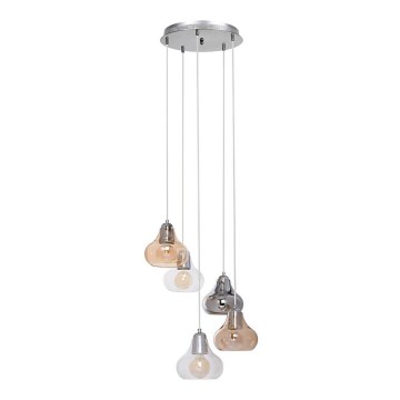 Rabalux - Luster na sajli 5xE27/60W/230V