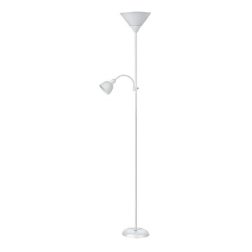 Rabalux - podna lampa 1xE27/100W+E14/25W bela
