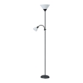 Rabalux - Podna lampa 1xE27/100W+E14/25W crna/bela