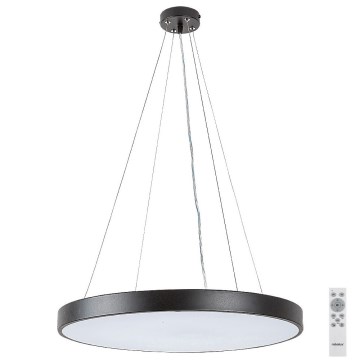 Rabalux - prigušiva LED viseći luster na sajli LED/60W/230V 3000-6000K crna + daljinski upravljač