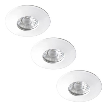Rabalux - SET 3xLED kupatilska ugradna svetiljka LED/4W/230V IP44