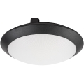 Rabalux - Spoljašnja plafonska svetiljka sa senzorom pokreta 1xE27/9W/230V IP65 prečnik 30 cm crna