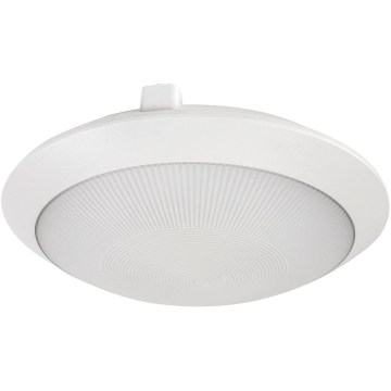 Rabalux - Spoljašnje plafonsko svetlo sa senzorom pokreta 1xE27/9W/230V IP65 Ø 30 cm bela