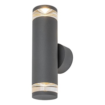 Rabalux - Spoljna zidna svetiljka 2xGU10/10W/230V IP54 antracit