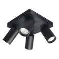 Rabalux - Spot svetlo 4xGU10/7W/230V crno