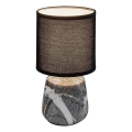 Rabalux - Stona lampa 1xE14/40W/230V crna/dekor mermera