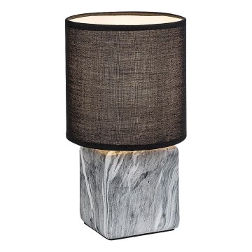 Rabalux - Stona lampa 1xE14/40W/230V crna/dekor mermera