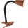 Rabalux - Stona lampa sa klipsom 1xGU10/7W/230V narandžasta