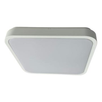 Rabalux - Stropna LED svetiljka za kupatilo, prigušiva LED/36W/230V 3000-6000K IP44 42x42 cm bela + daljinski upravljač