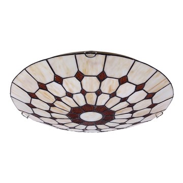 Rabalux - Tiffany vitražna plafonska svetiljka 2xE27/60W/230V prečnika 40 cm
