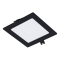 Rabalux - Ugradno LED svetlo LED/6W/230V 12x12 cm crno