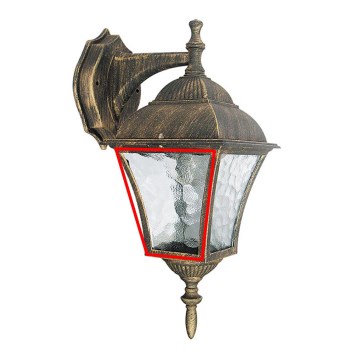 Rabalux - Univerzalno zamensko staklo TOSCANA 11,3x10,8 cm