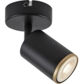 Rabalux - Zidna reflektorska svetiljka 1xGU10/15W/230V crna
