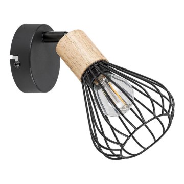 Rabalux - Zidno spot svetlo 1xE14/25W/230V crna/buk