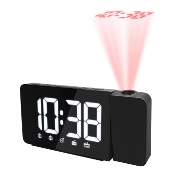 Radio-budilnik sa LED displejem i projektorom 1xCR2032/5V