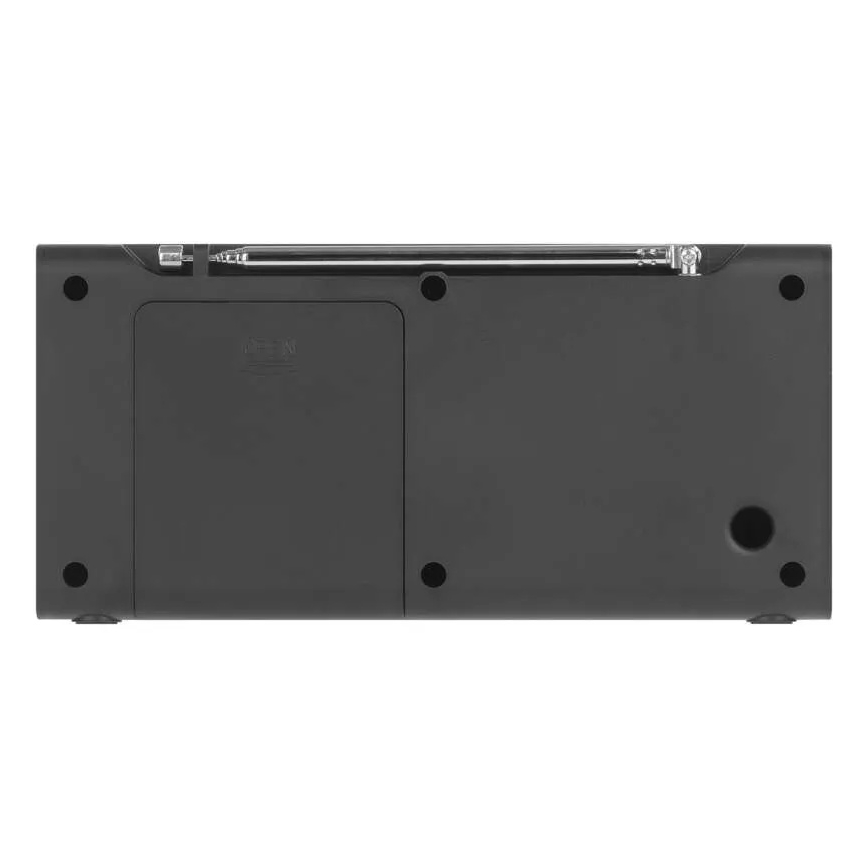 Radio DAB DAB+ FM 3W/5V/4xAA crna