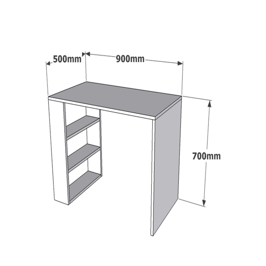 Radni sto COOL 70x90 cm beo