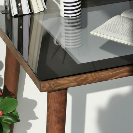 Radni sto COZY 73x110 cm borovina/crna