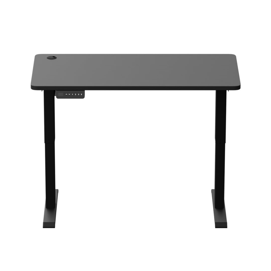 Radni sto podesiv po visini LEVANO 120x60 cm, crne boje