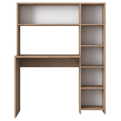 Radni sto sa policom RANI 113,2x141,8 cm braon