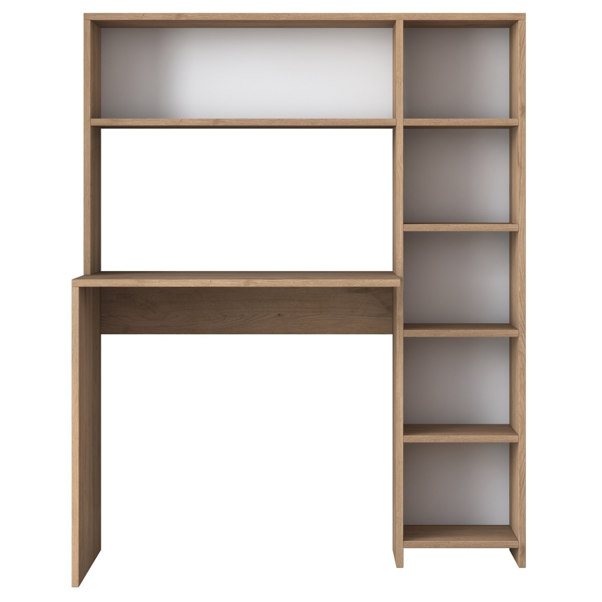 Radni sto sa policom RANI 113,2x141,8 cm braon