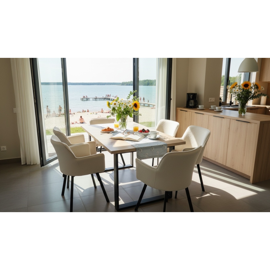 Rasklopivi trpezarijski sto COLIN, dekor hrasta sonoma