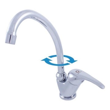 RAV Slezák SA006.0/1 - Slavina za sudoperu SAZAVA 26,1 cm sjajni hrom