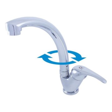 RAV Slezák SA006.0/3 - Slavina za sudoperu SAZAVA 26,5 cm sjajni hrom