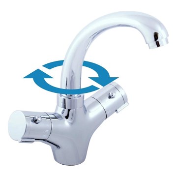 RAV Slezák TRM26.0 - Termostatska baterija za umivaonik TERMO 23,5 cm sjajni hrom