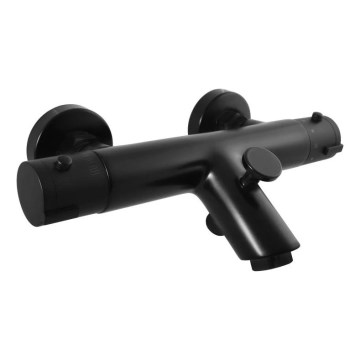 RAV Slezák TRM54.5CMAT - Termostatska baterija za kadu TERMO mat crne boje