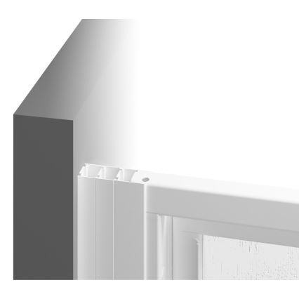 Ravak 00V701R211 - Trodelna tuš vrata SUPERNOVA 90x198 cm, bela