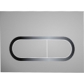 Ravak X01454 - Taster za vodokotlić CHROME 24,7 x 16,5 cm, matirani hrom