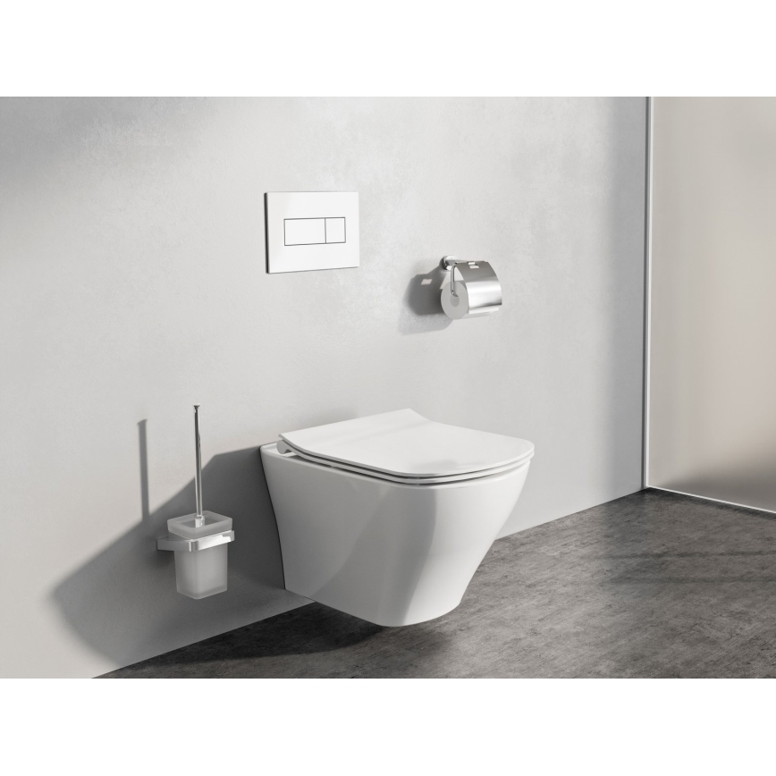 Ravak X01457 - Taster za ispiranje UNI 24,7x16,5 cm bela